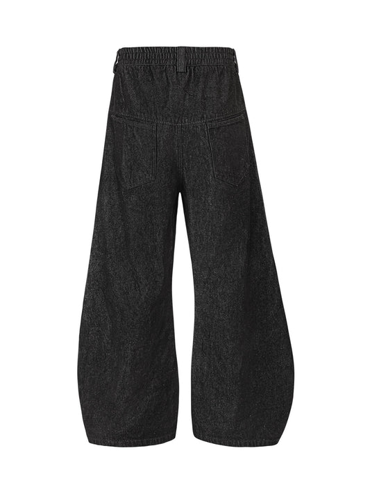 Dekonstruierte Rivet Scimitar Jeans