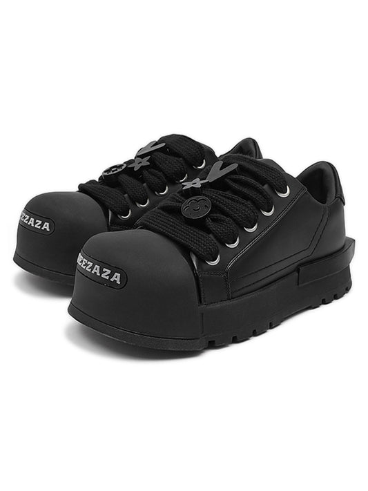 Einfarbige Sneakers mit klobigem Profil – 2267