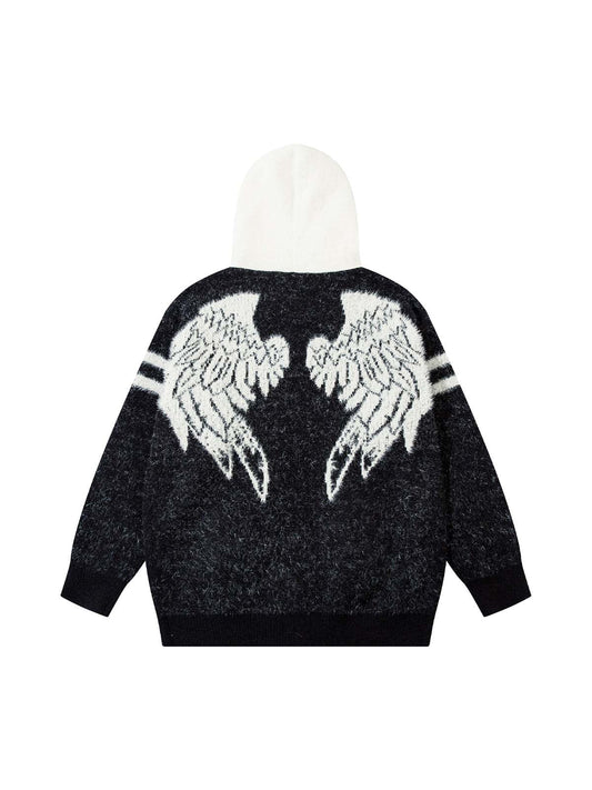 Thesupermade – Fuzzy-Kapuzenpullover mit Reißverschluss