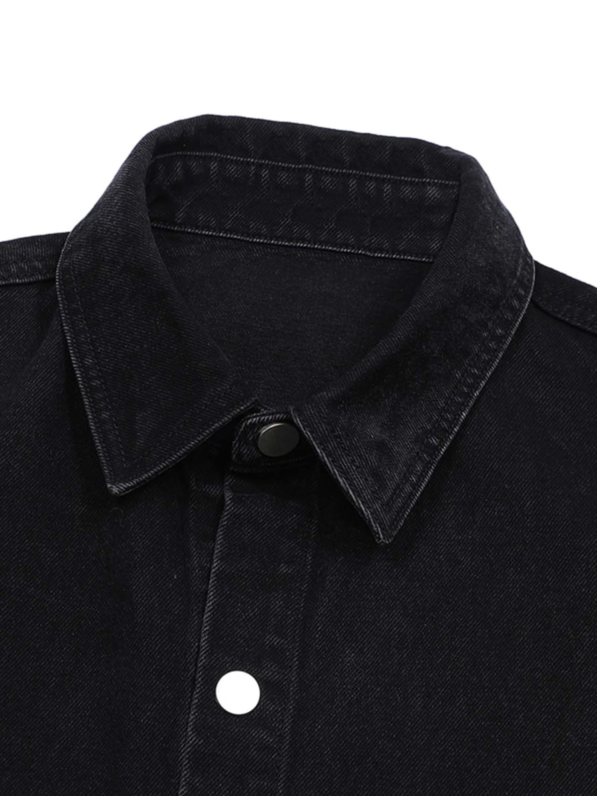 Thesupermade Patchwork Camouflage Zerrissenes Hemd Jorts Denim Anzug