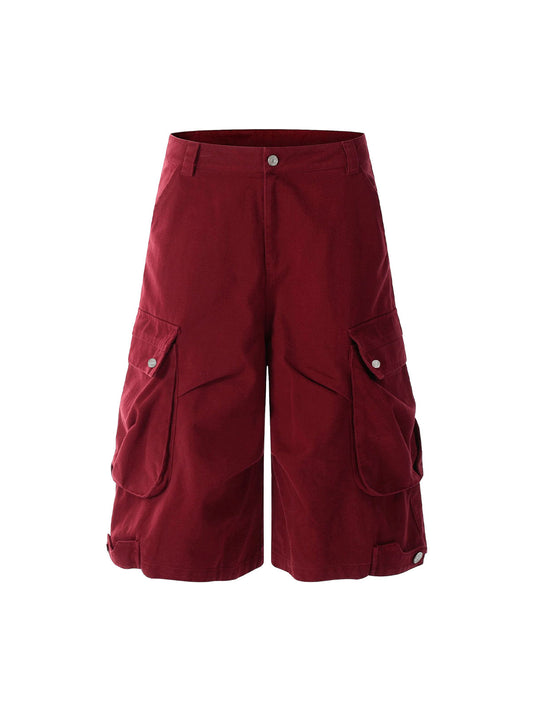 Street Cargo-Jeanshose mit mehreren Taschen und Bundfalten