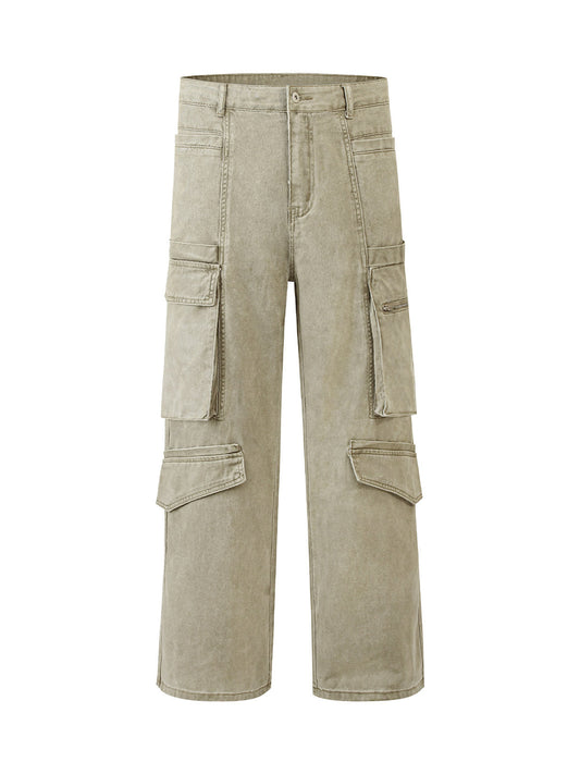 Cargohose aus Baumwolle mit mehreren Taschen