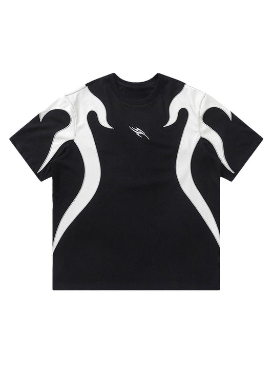 Thesupermade – T-Shirt mit Patchwork-Totem