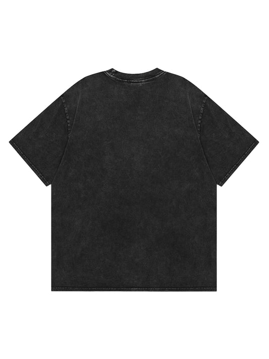 Thesupermade – T-Shirt mit Hip-Hop-Totenkopf-Print