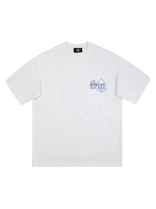 Thesupermade Valentinstag Graffiti Poker T-Shirt - 1946