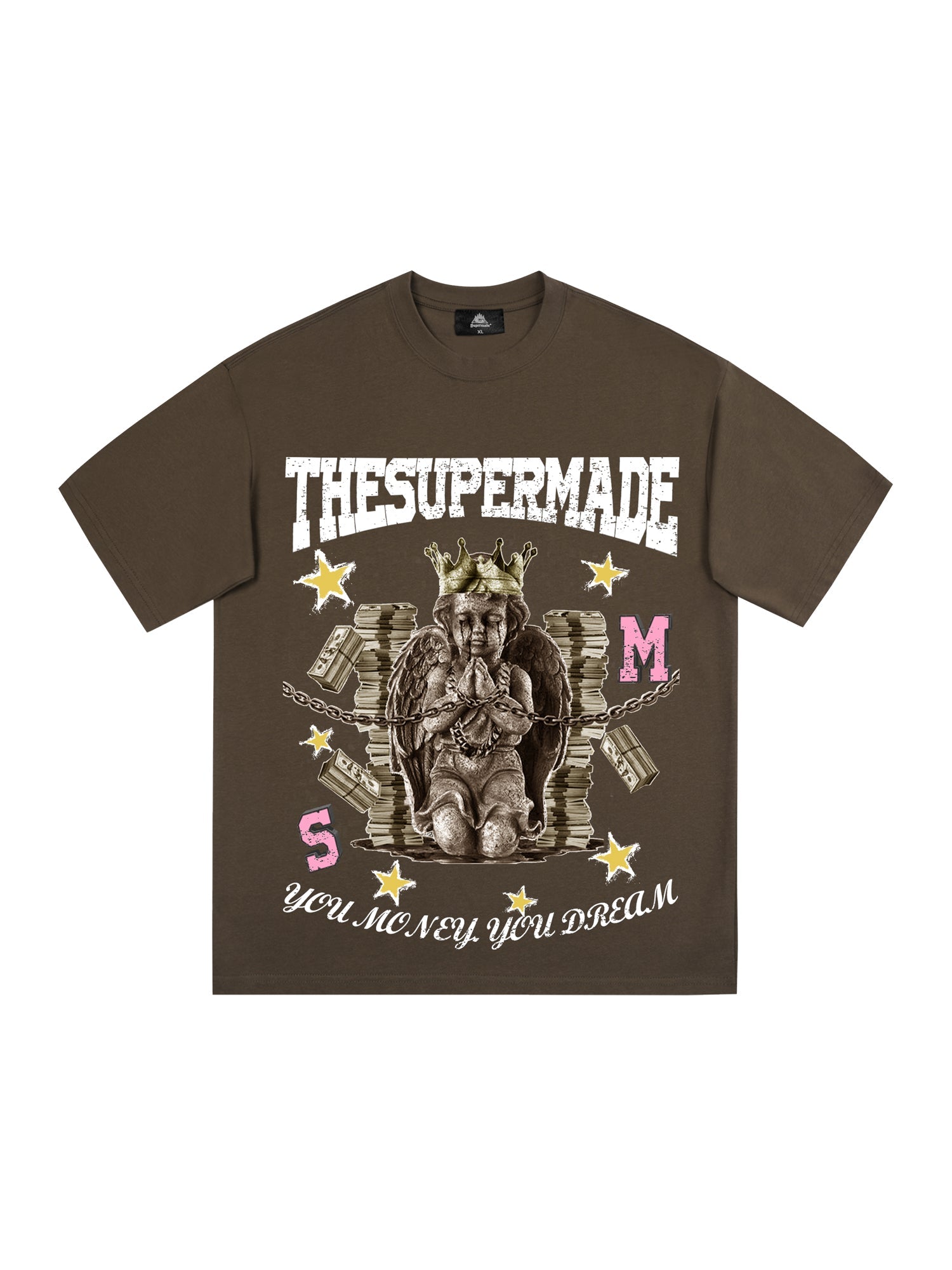 Thesupermade Vintage Angel Print T-shirt