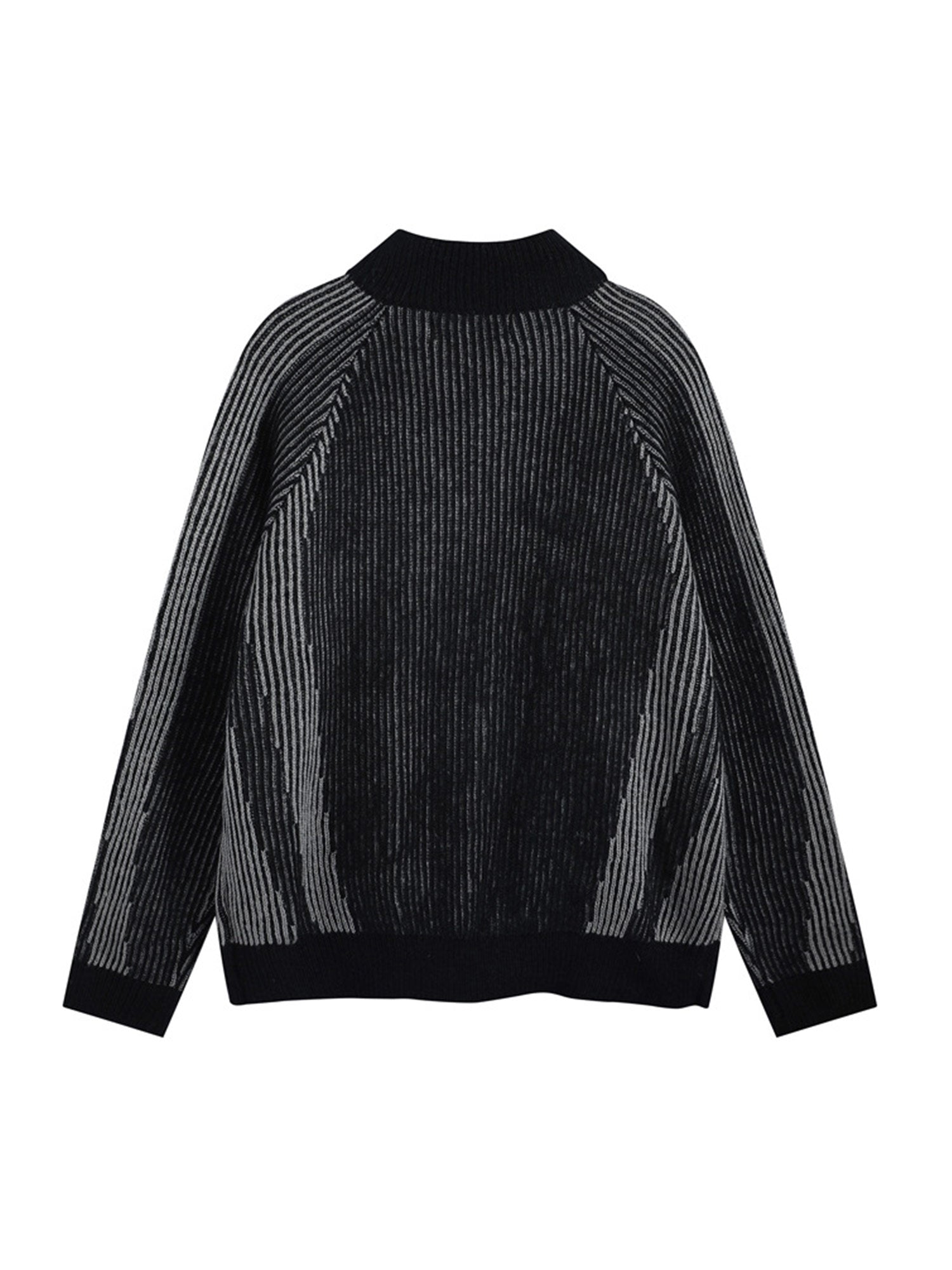 Cardigan à col montant et pull zippé Thesupermade