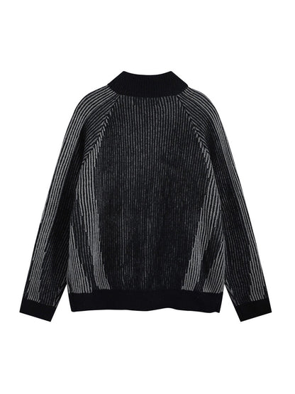 Cardigan à col montant et pull zippé Thesupermade