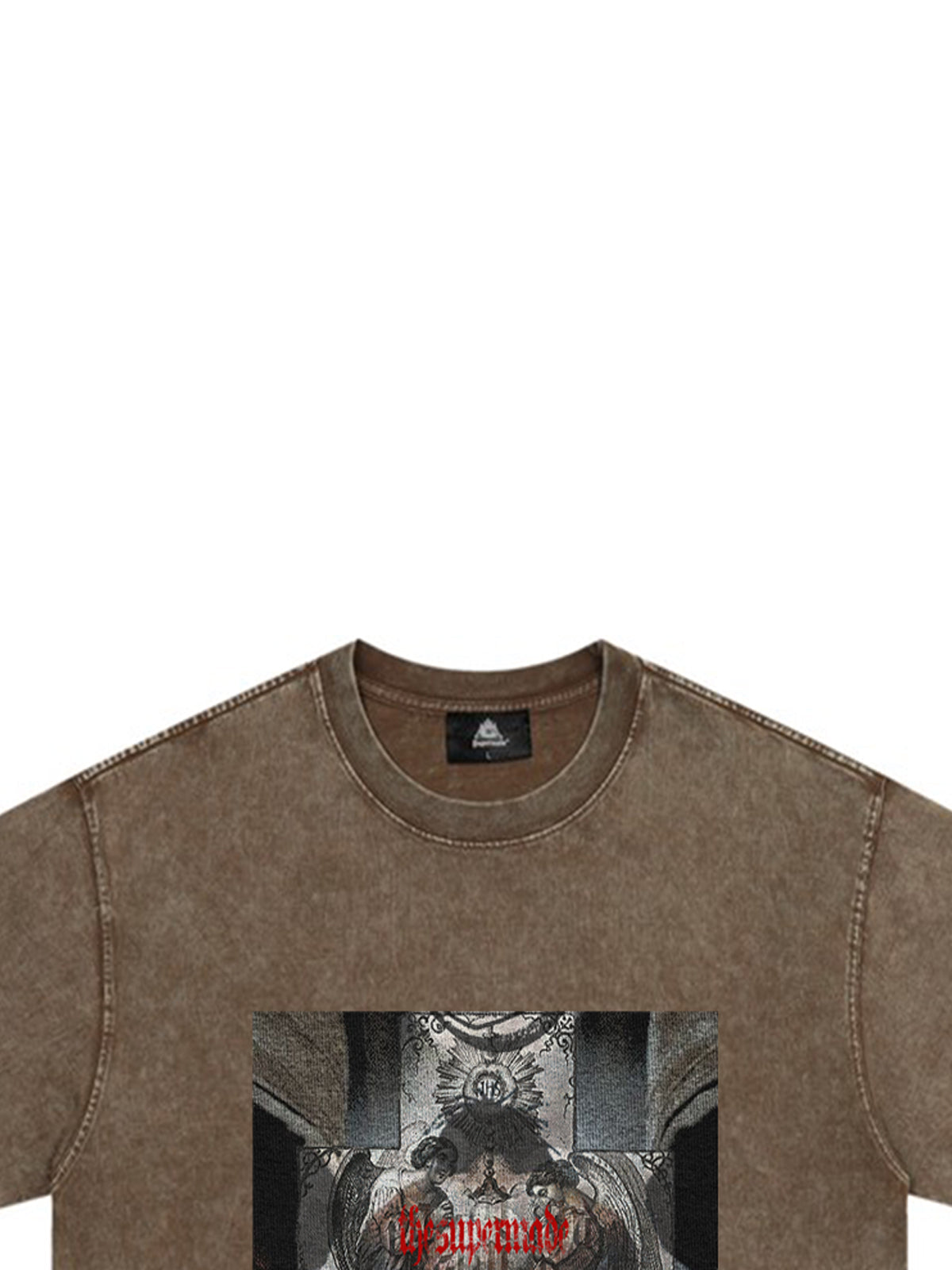 T-shirt graphique original avec portrait croisé