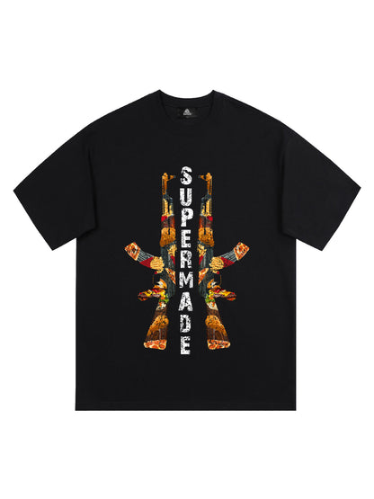 Original Funny AK Graphic Print T-shirt