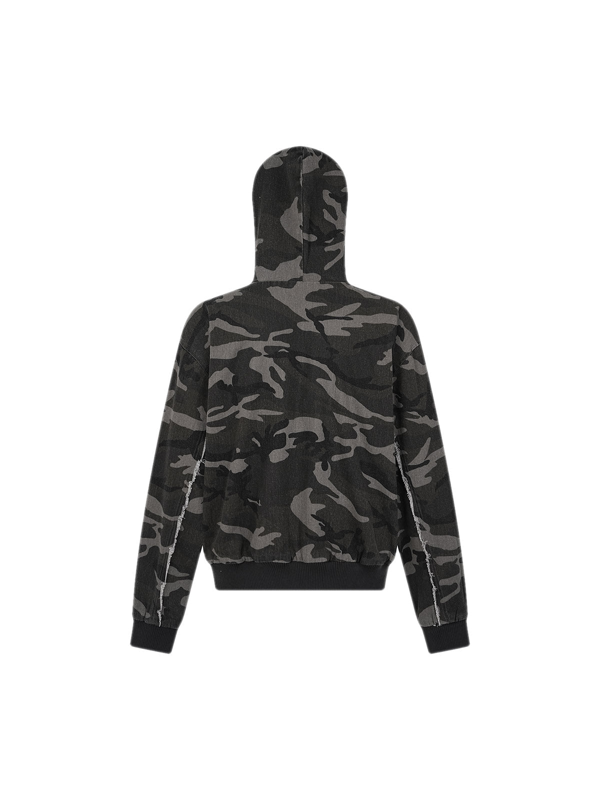 Thesupermade Camouflage Hooded Jacket