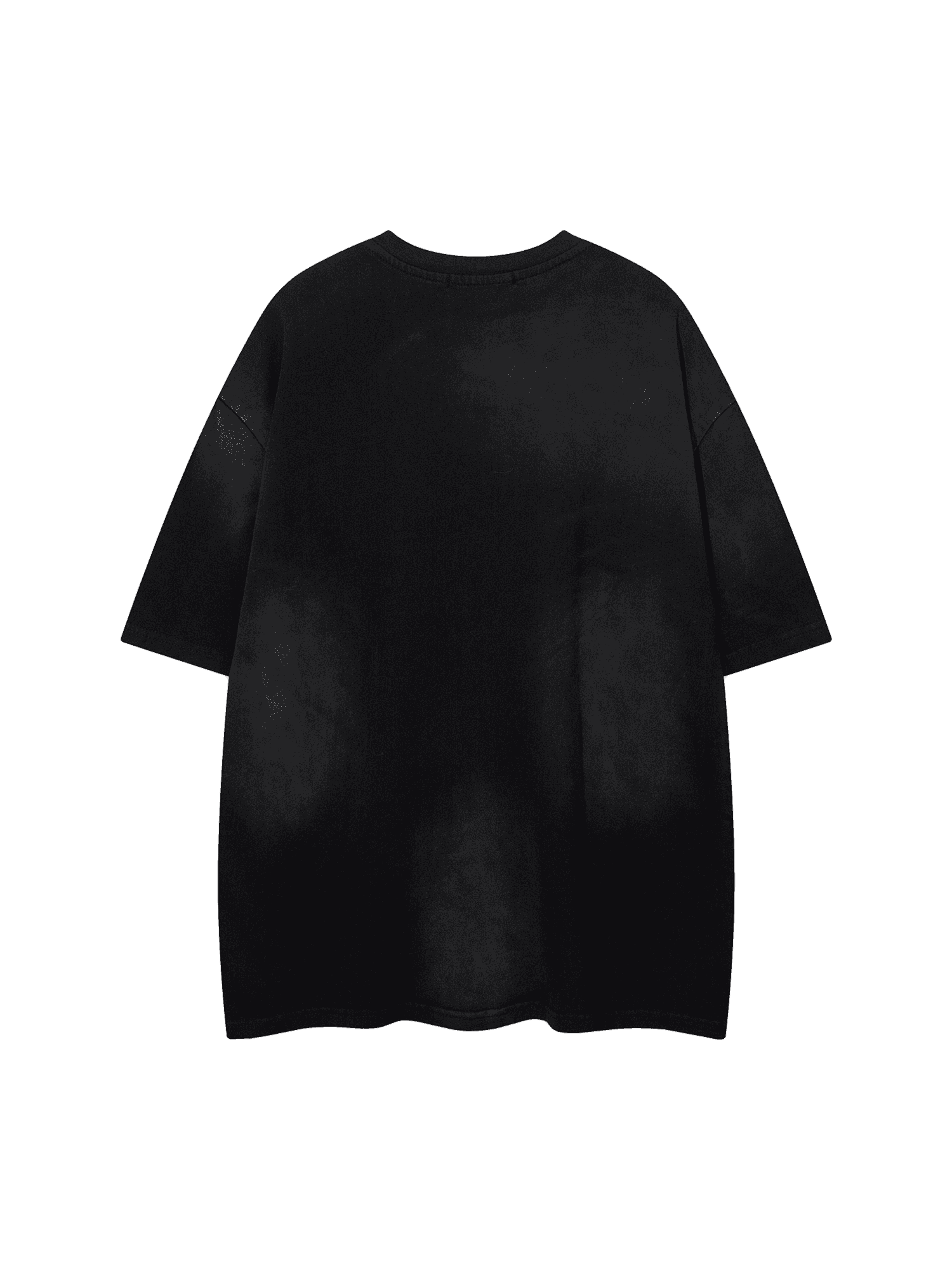 Thesupermade – Verwaschenes, besticktes Street-Rap-T-Shirt – 2102 