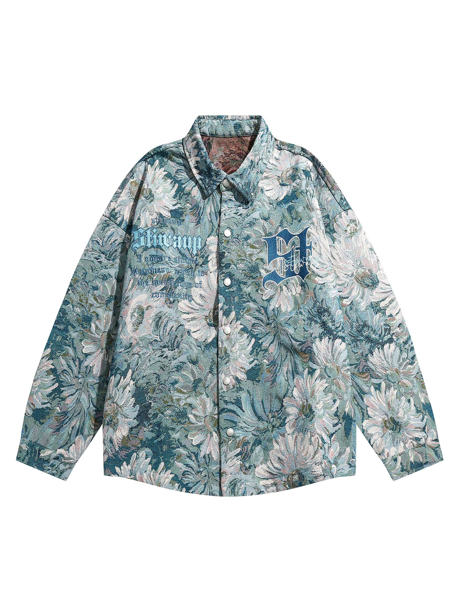 Thesupermade – High Street – Jacquard-Jacke mit Stickmuster 