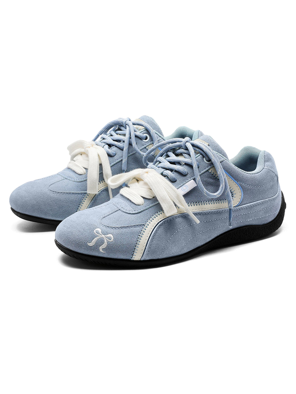 Suede Lace-Up Sneakers