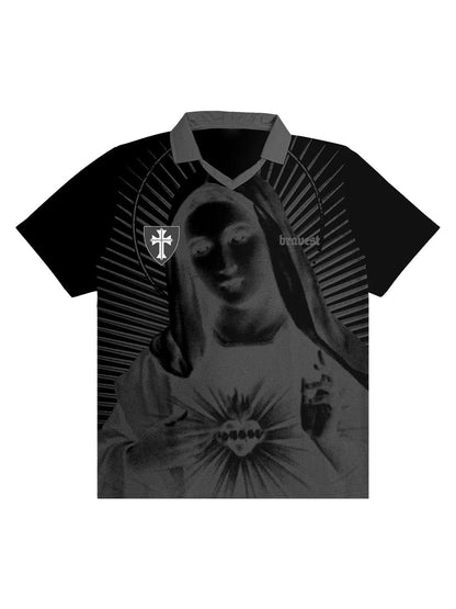 Portrait Graphic Polo Shirt