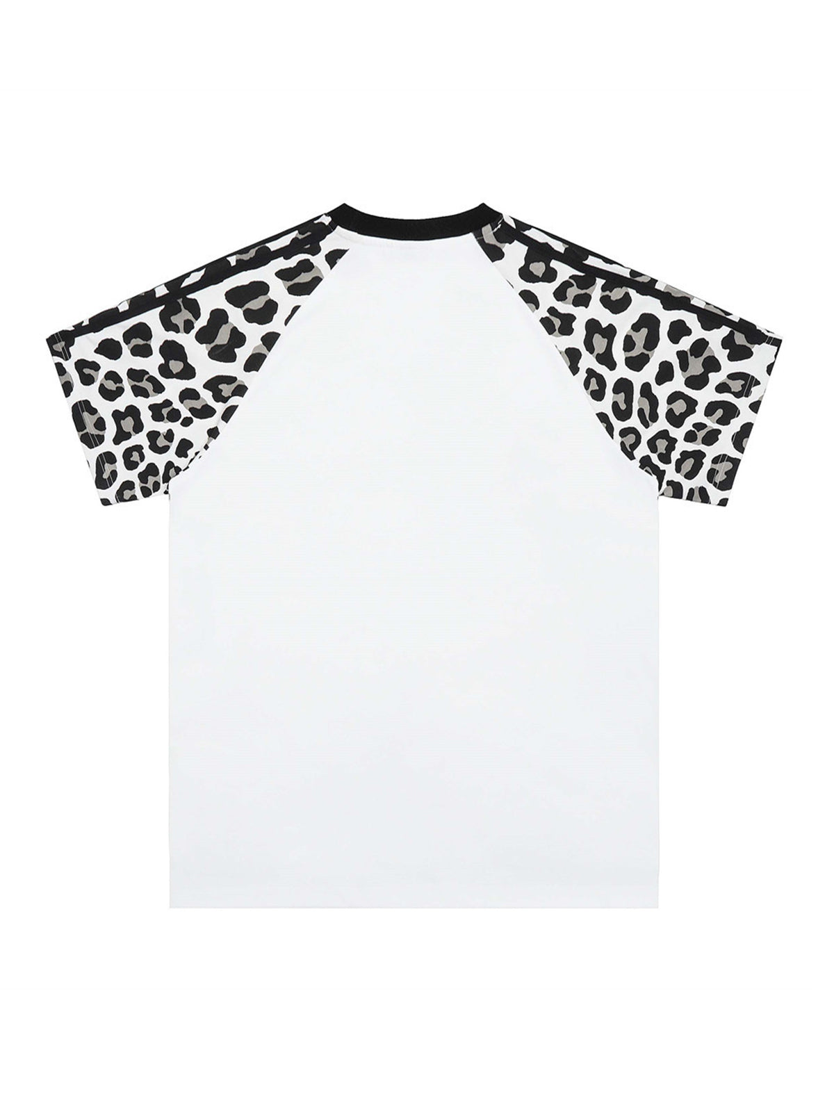 T-shirt à manches raglan imprimé guépard