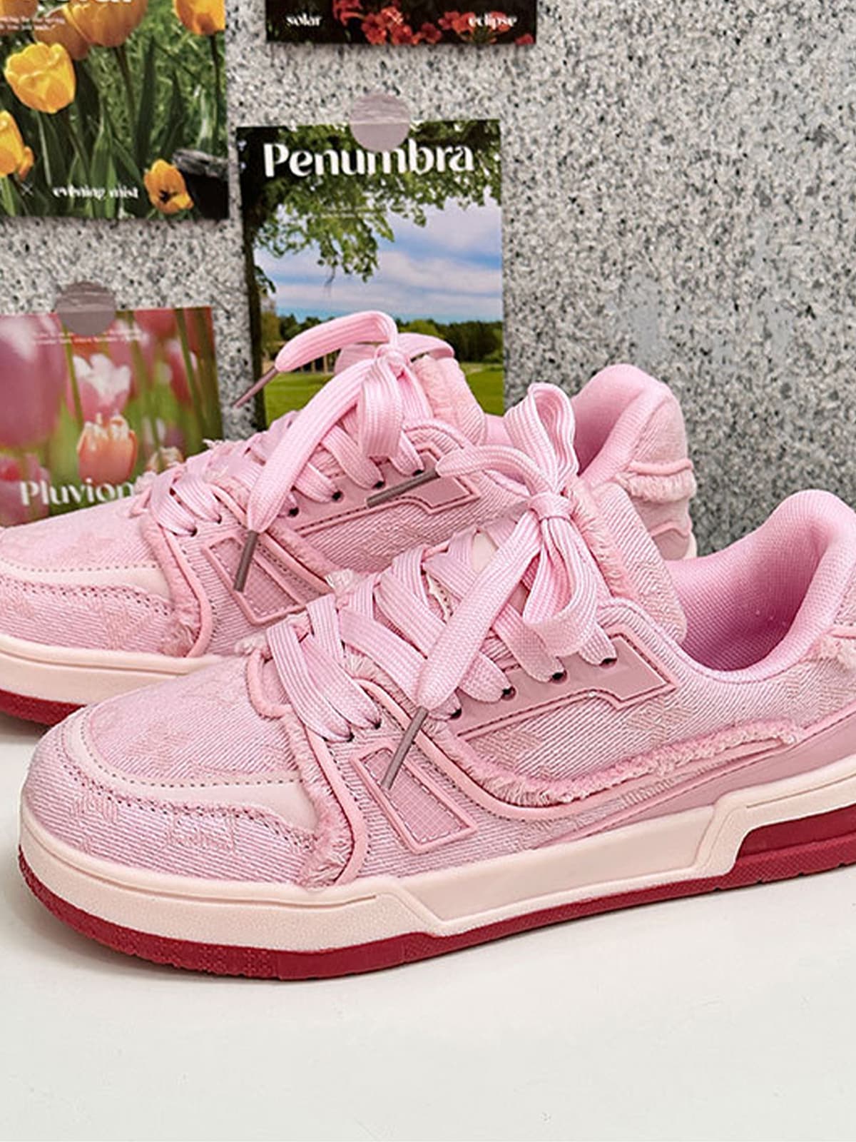 Baskets rétro en denim Thesupermade - 2234