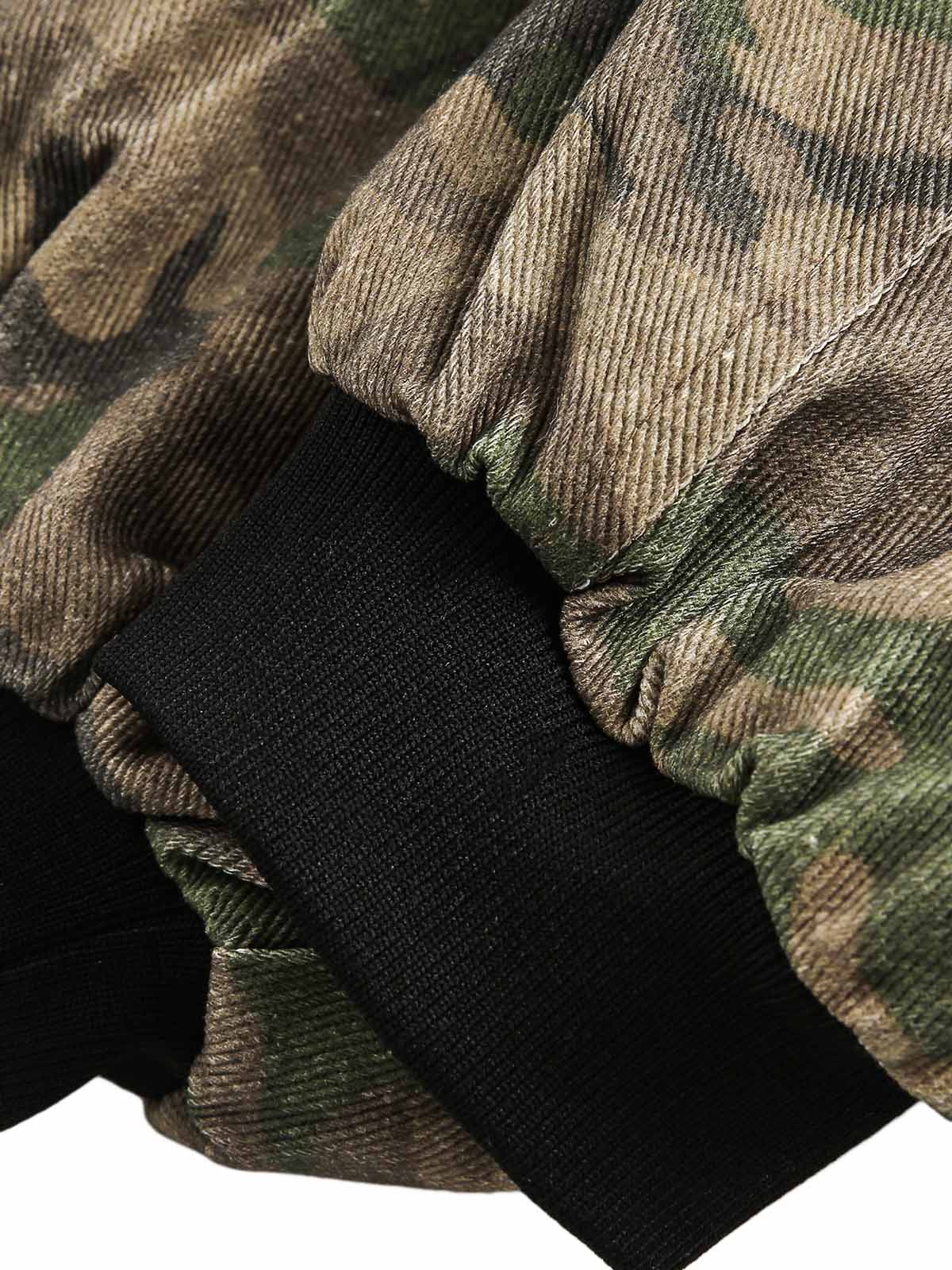 Zweiteilige Kapuzenjacke im Camouflage-Look