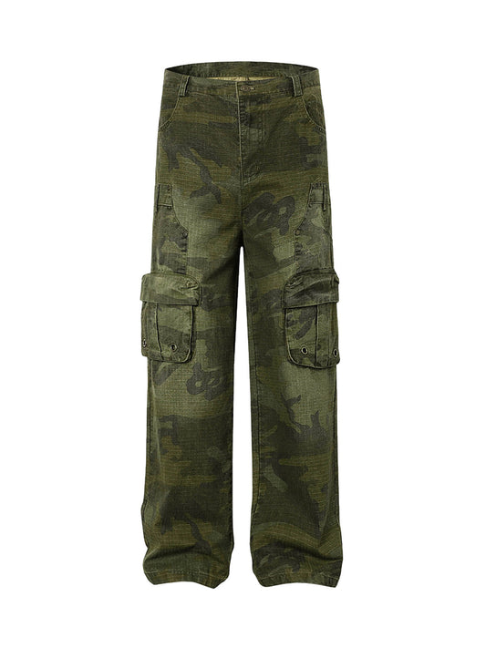 Camouflage Multi-Pockets Cargo Pants