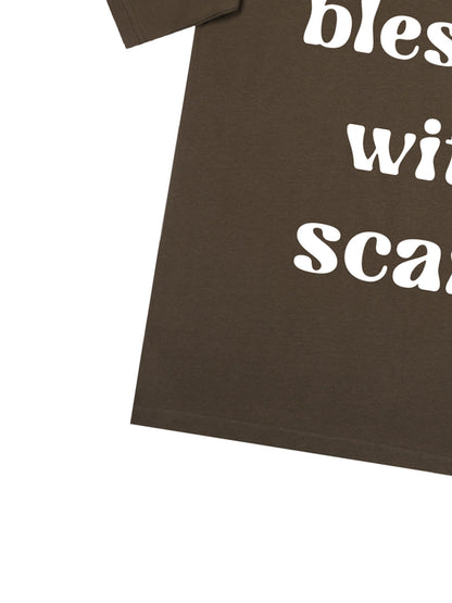 Original "Blessed With Scars" Slogan T-Shirt