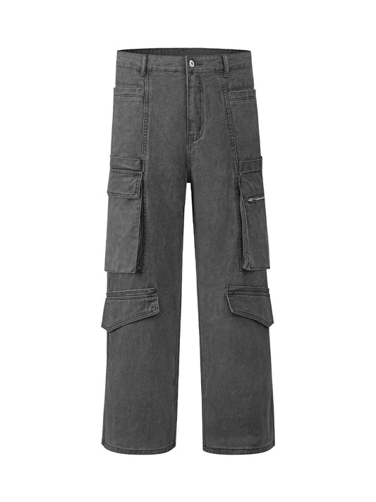 Pantalon cargo multi-poches en coton