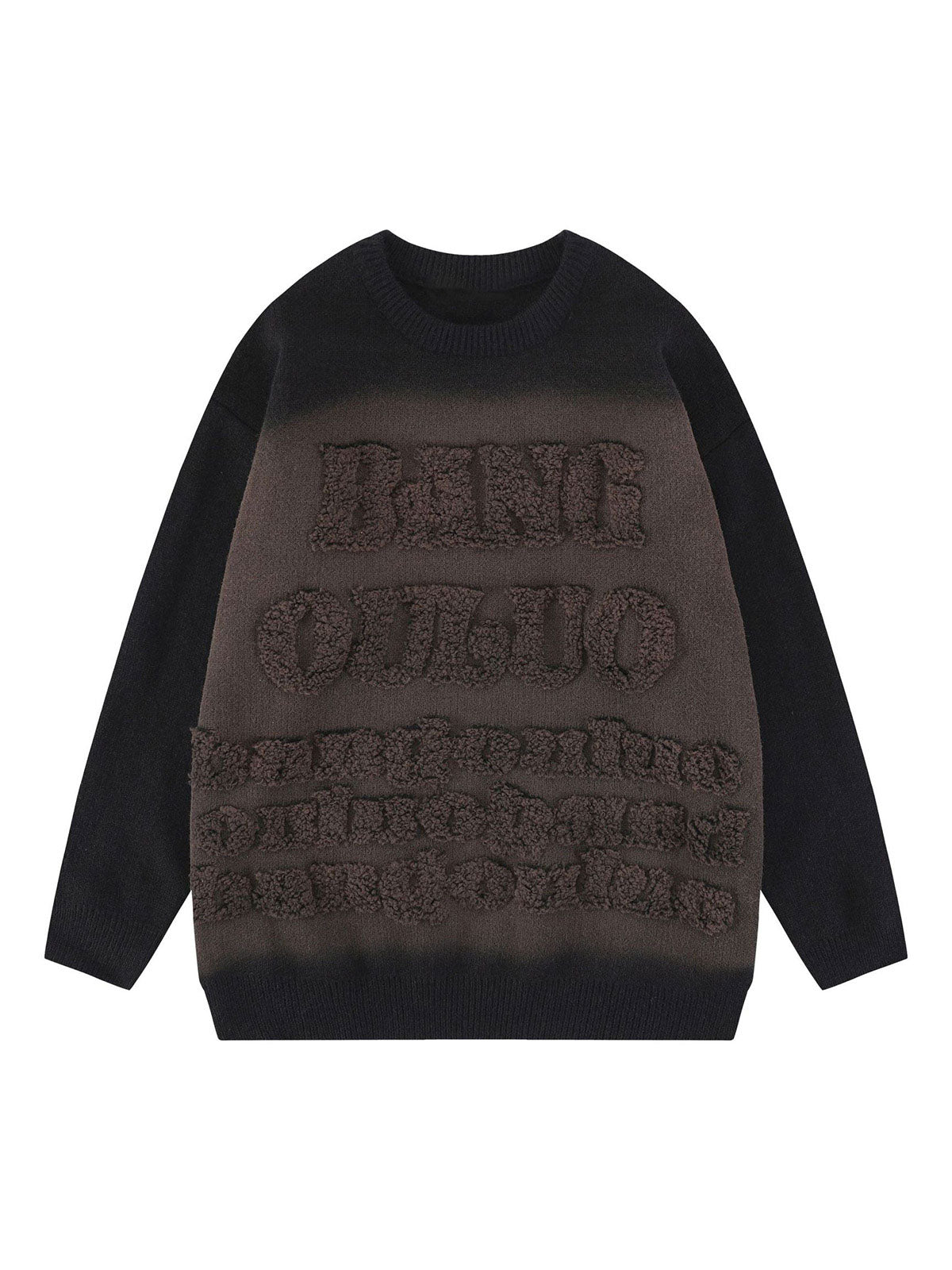 Thesupermade – Pullover mit Rundhalsausschnitt und Retro-Farbverlauf