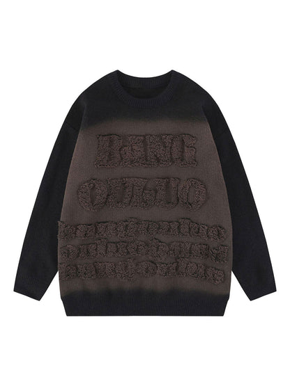 Thesupermade – Pullover mit Rundhalsausschnitt und Retro-Farbverlauf