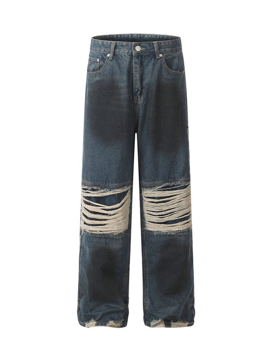 Pantalon cargo vintage vieilli