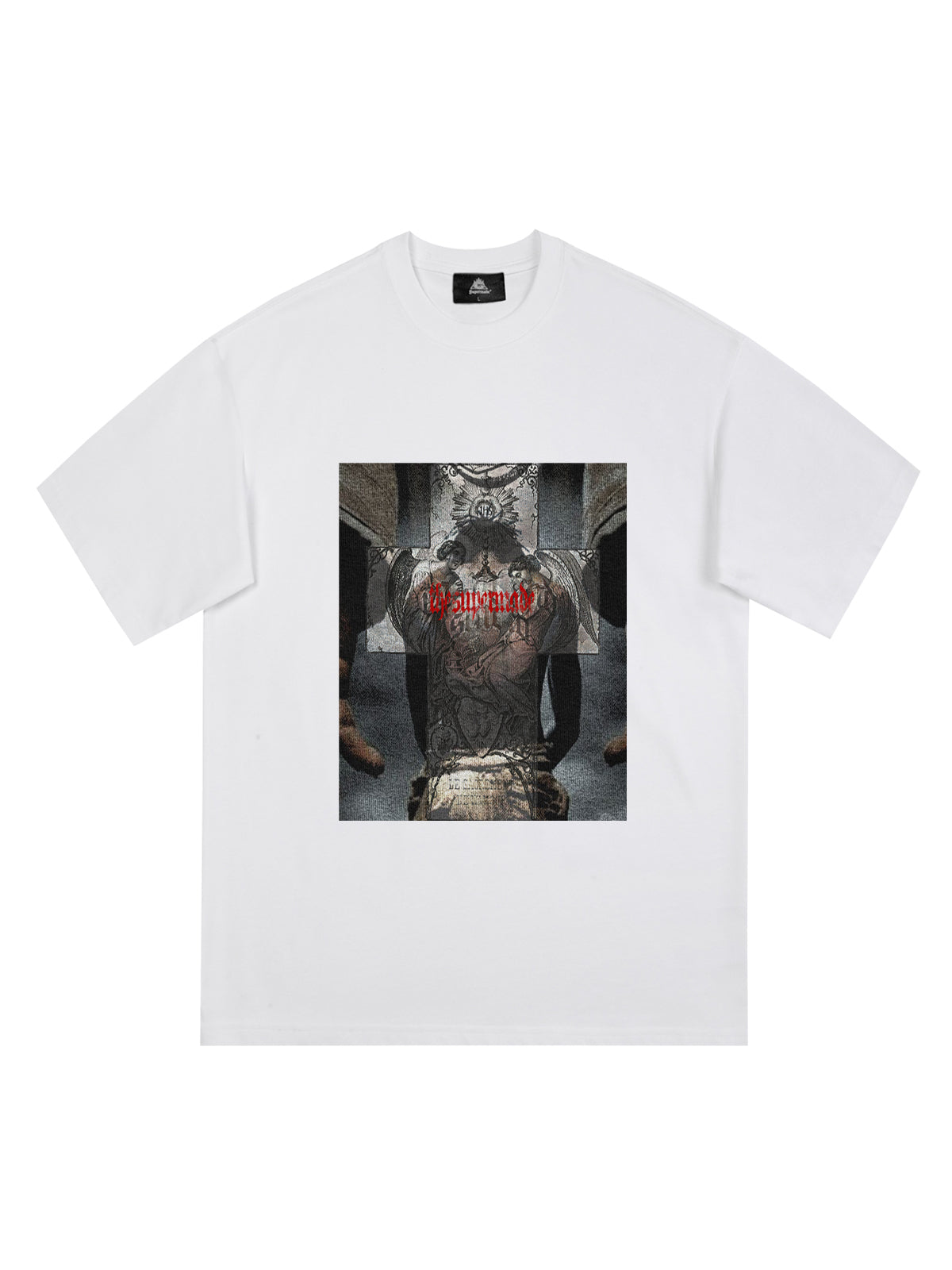 T-shirt graphique original avec portrait croisé