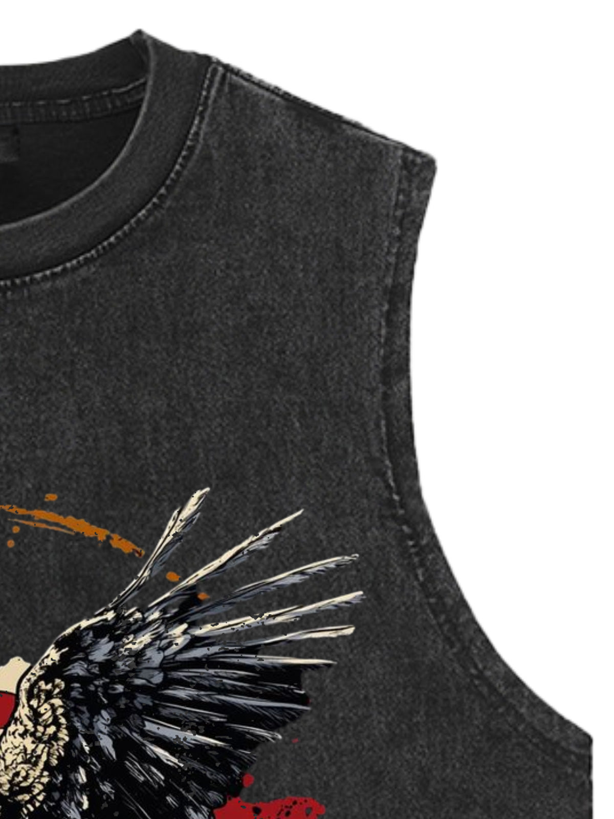 Original Printed Eagle Graphic Tank Top Vest