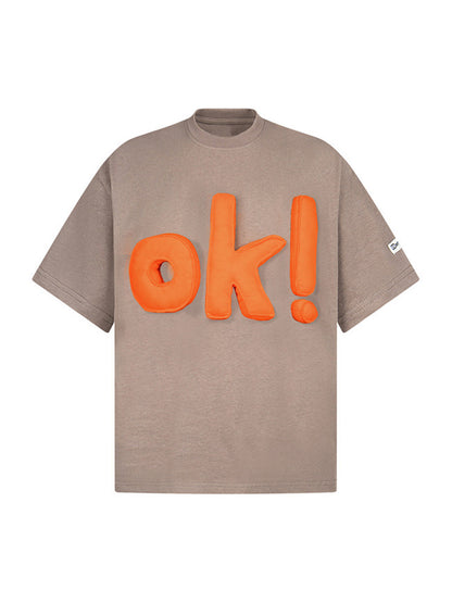 Lustiges "OK!" Grafik-T-Shirt