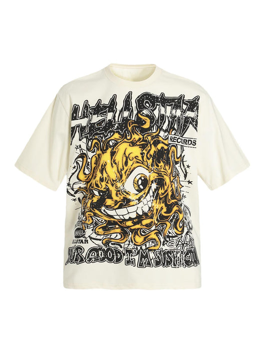 T-shirt graphique avec illustration audacieuse