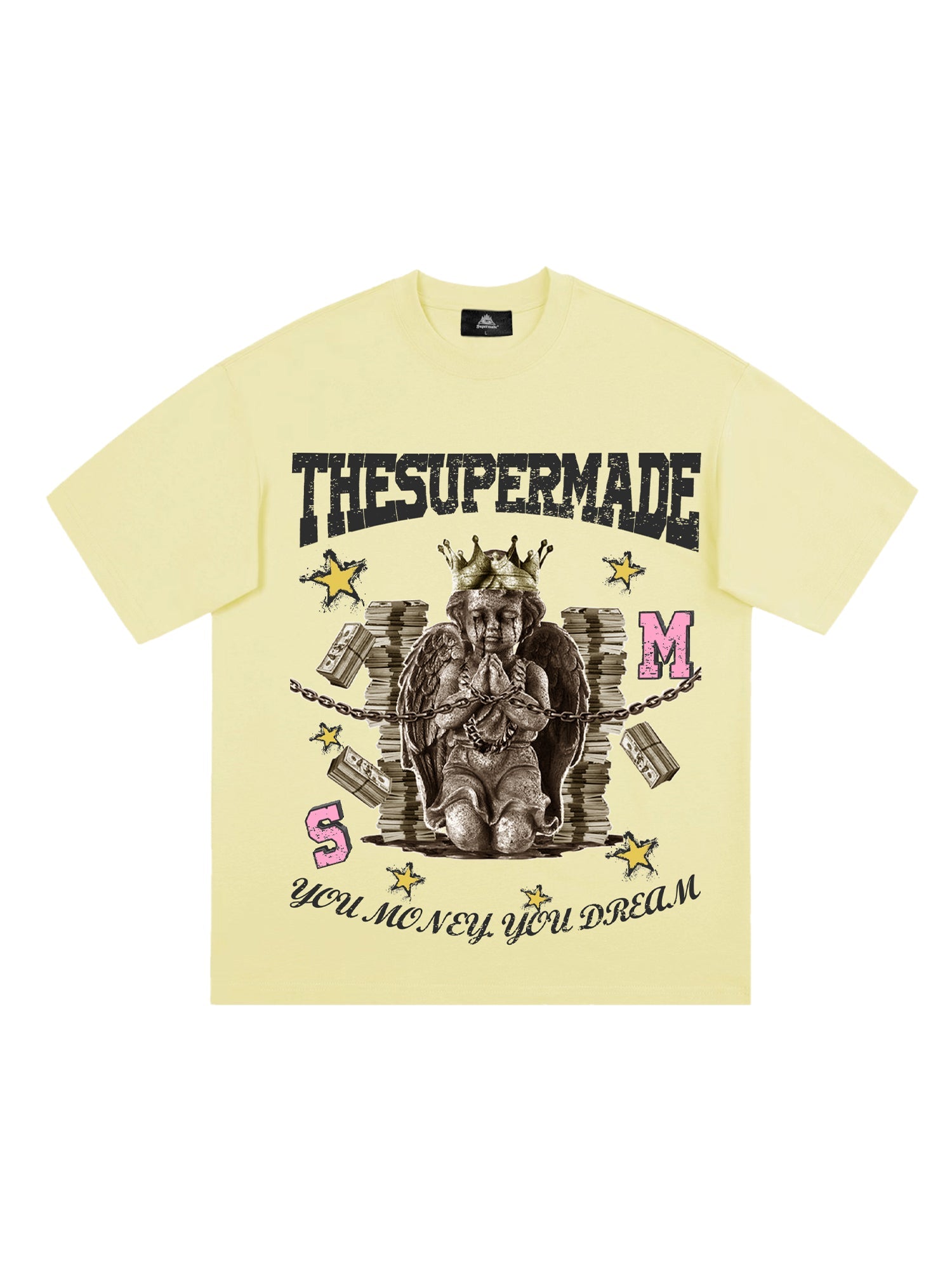 Thesupermade Vintage Angel Print T-shirt