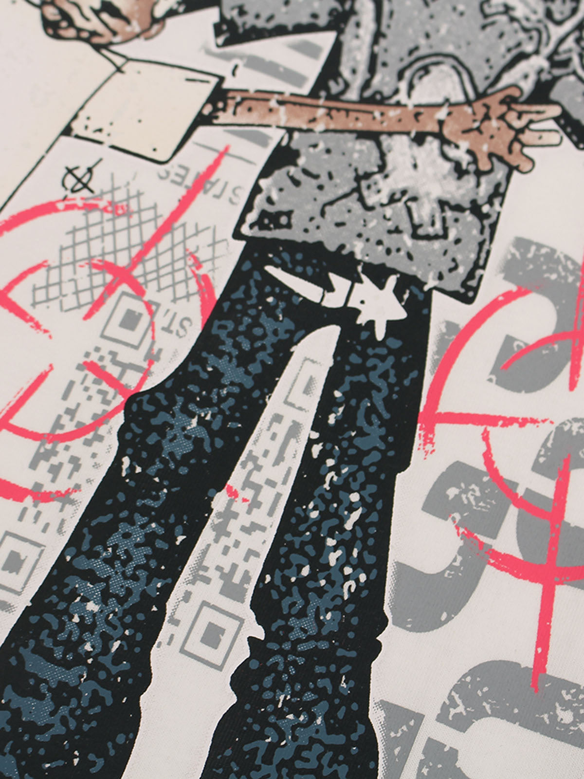 Retro Street GLESA Grafik T-Shirt
