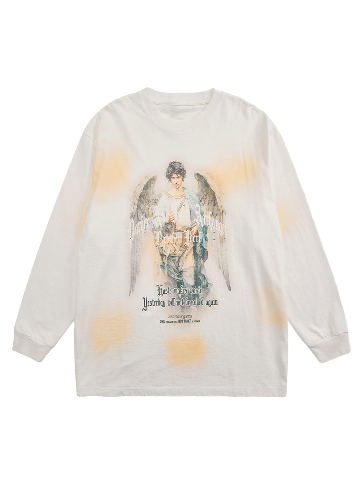 Thesupermade Vintage Angel Graphic Long Sleeve T-Shirt