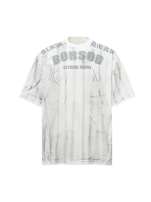Wasteland Dirty Dye Oversized Graphic T-Shirt