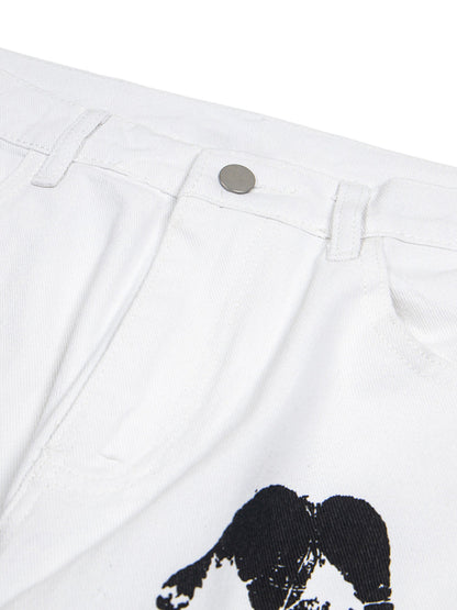 Pantalon décontracté Cleanfit à imprimé palmier