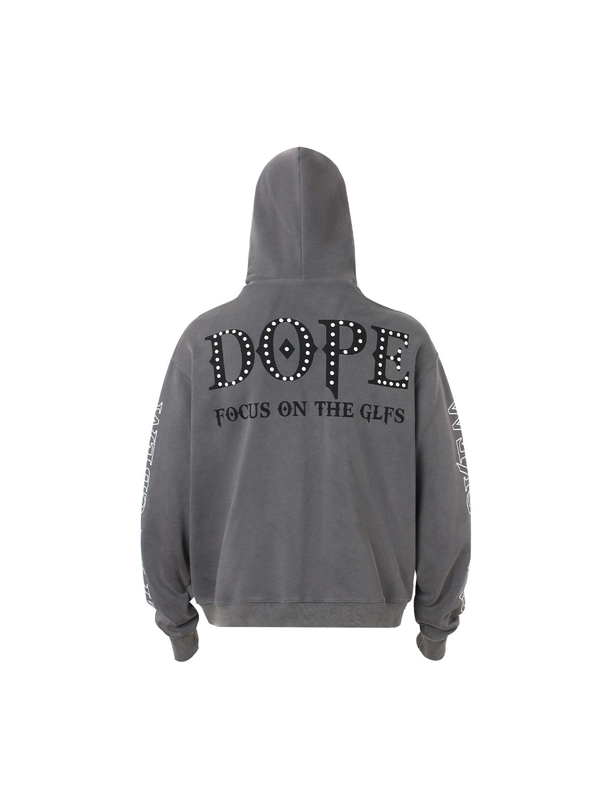Thesupermade – Mit Nieten verzierte grafische Hoodies 