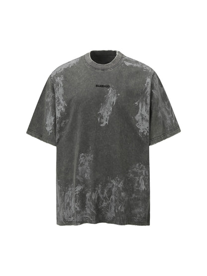 Washed Tie-Dye Short Sleeve T-Shirt