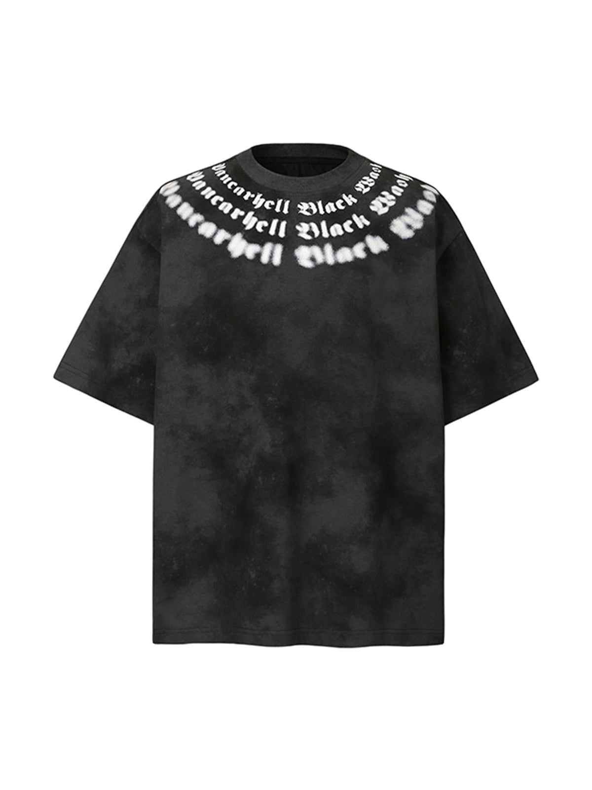 T-shirt à col rond dégradé rétro