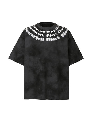 Retro Gradient Crew Neck Shirt
