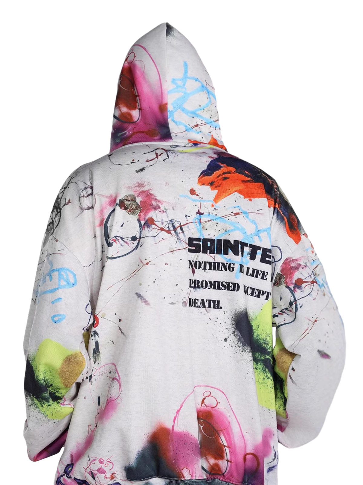 Thesupermade Street Graffiti Hooded Sweatshirt