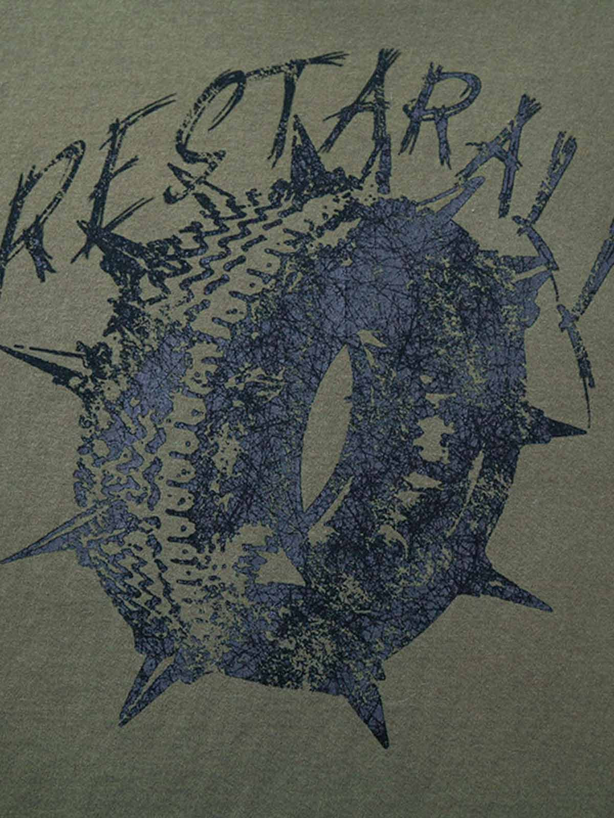Street Devil Reifen Graffiti T-Shirt