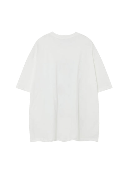 Street Retro Fur Patchwork T-shirt