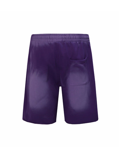 Shorts mit Buchstabenmuster und Kordelzug