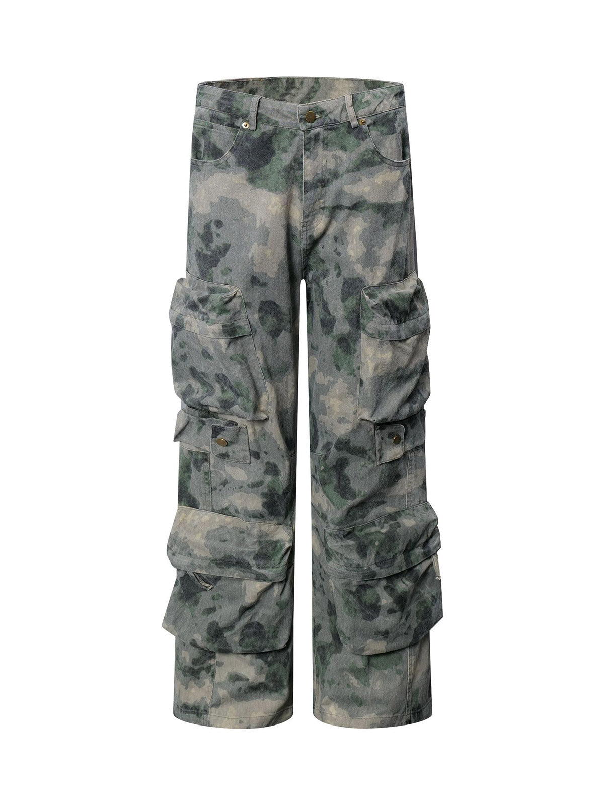 Pantalon cargo camouflage multi-poches