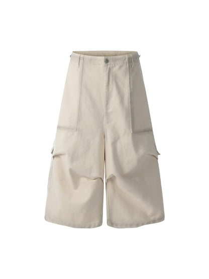 Cargo-Jeanshose im Used-Look mit mehreren Taschen