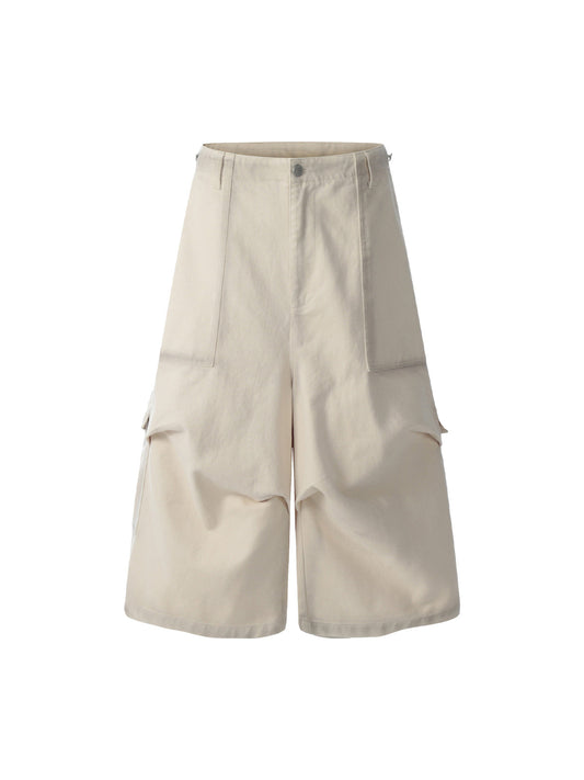 Cargo-Jeanshose im Used-Look mit mehreren Taschen