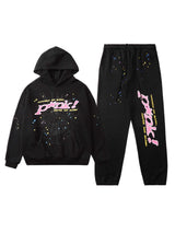 Ensemble sweat-shirt et pantalon de survêtement imprimé araignée Thesupermade