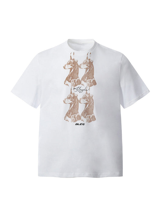 Dobermann Grafik T-Shirt